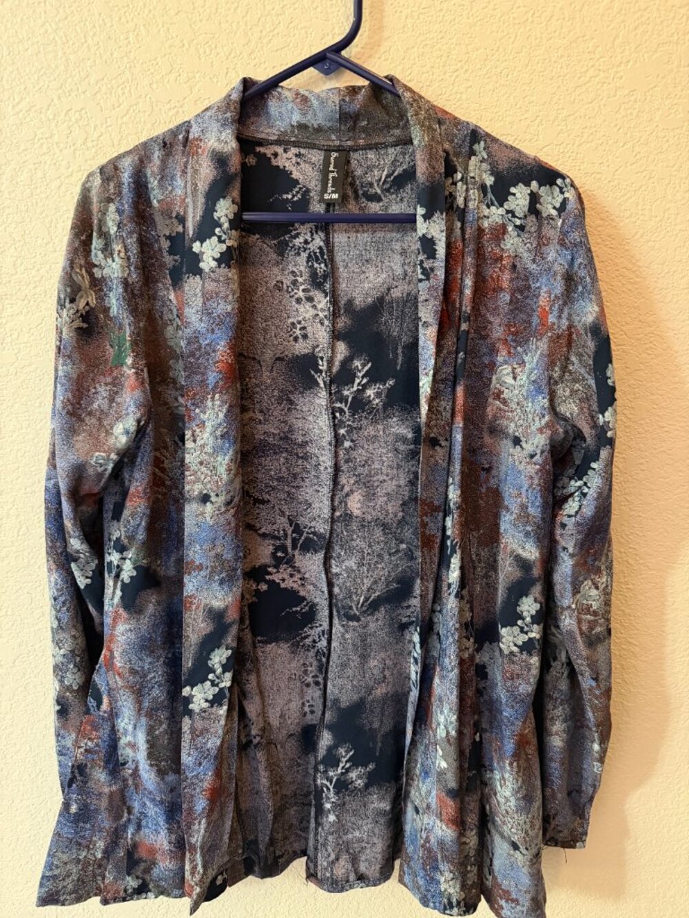 Sacred Threads Multi Color Open Front Top